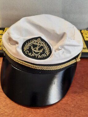 NEW ! Adult Sailor Hat Adjustable Captains Navy Marine Admiral